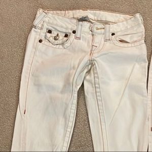 True religion white jeans